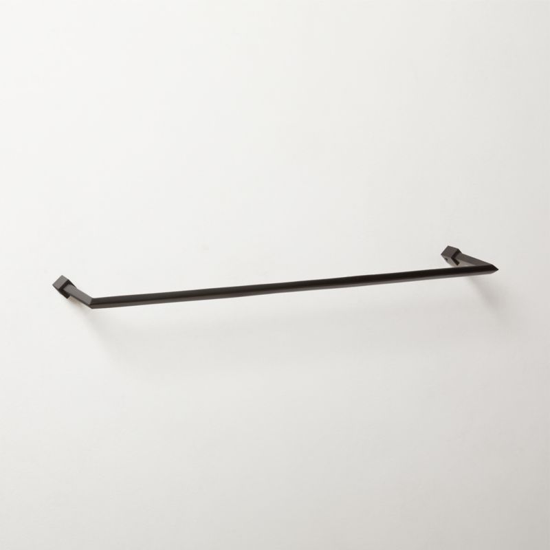Blaine Matte Black Towel Bar 24