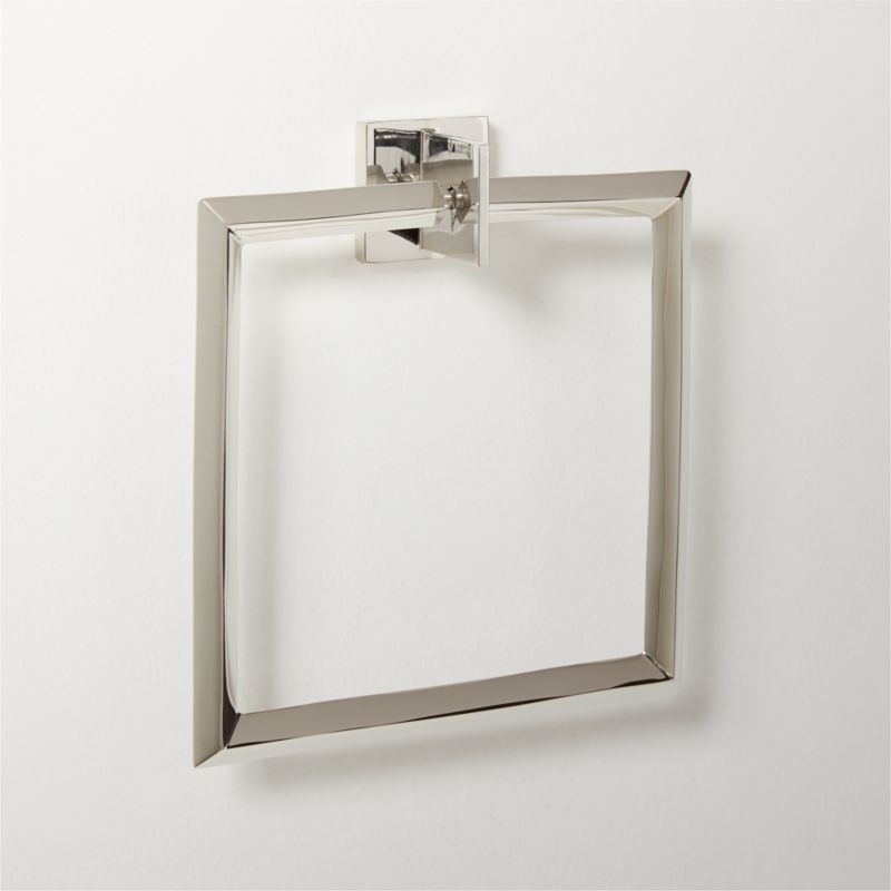 Blaine Polished Nickel Towel Ring
