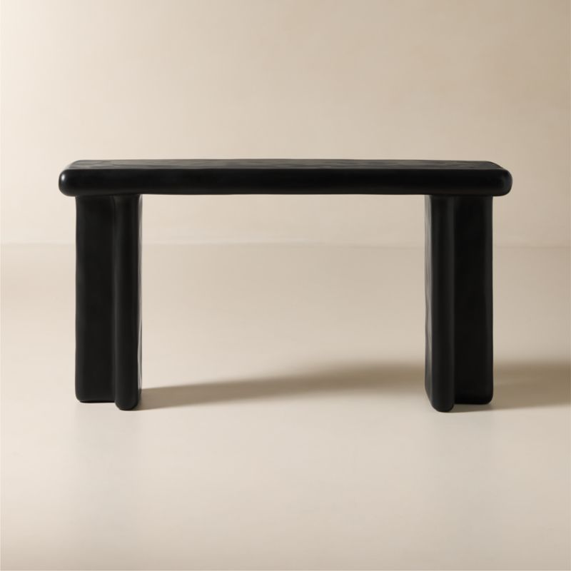Ridge 70" Bleached Oak Console Table