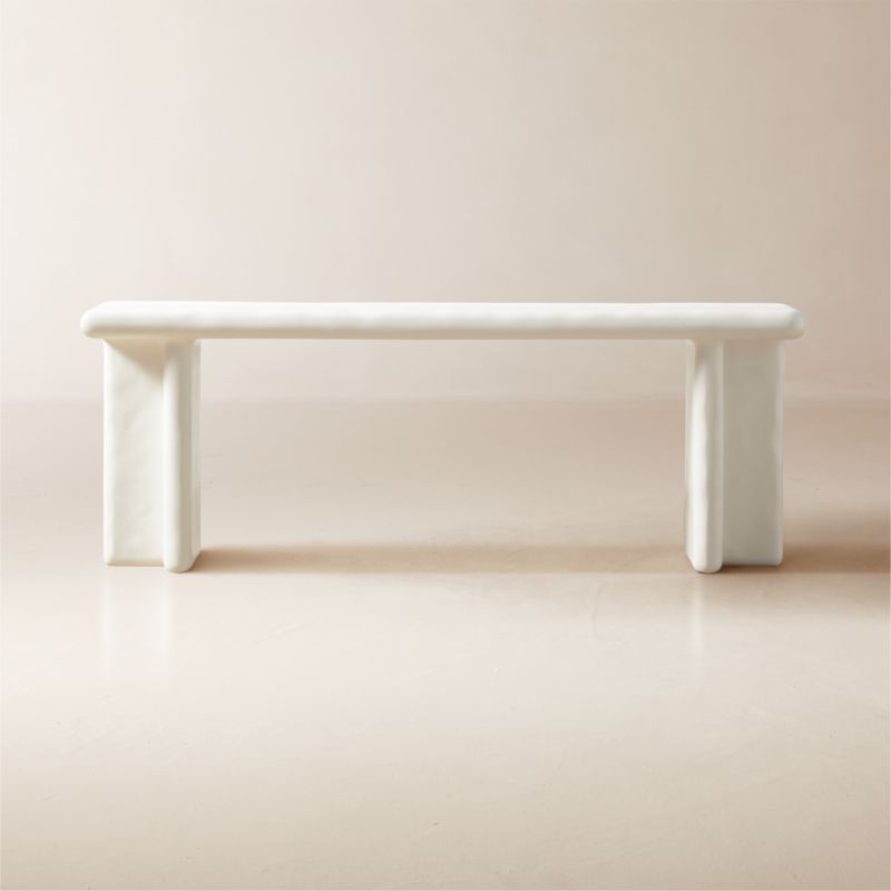 Ridge 70" Bleached Oak Console Table