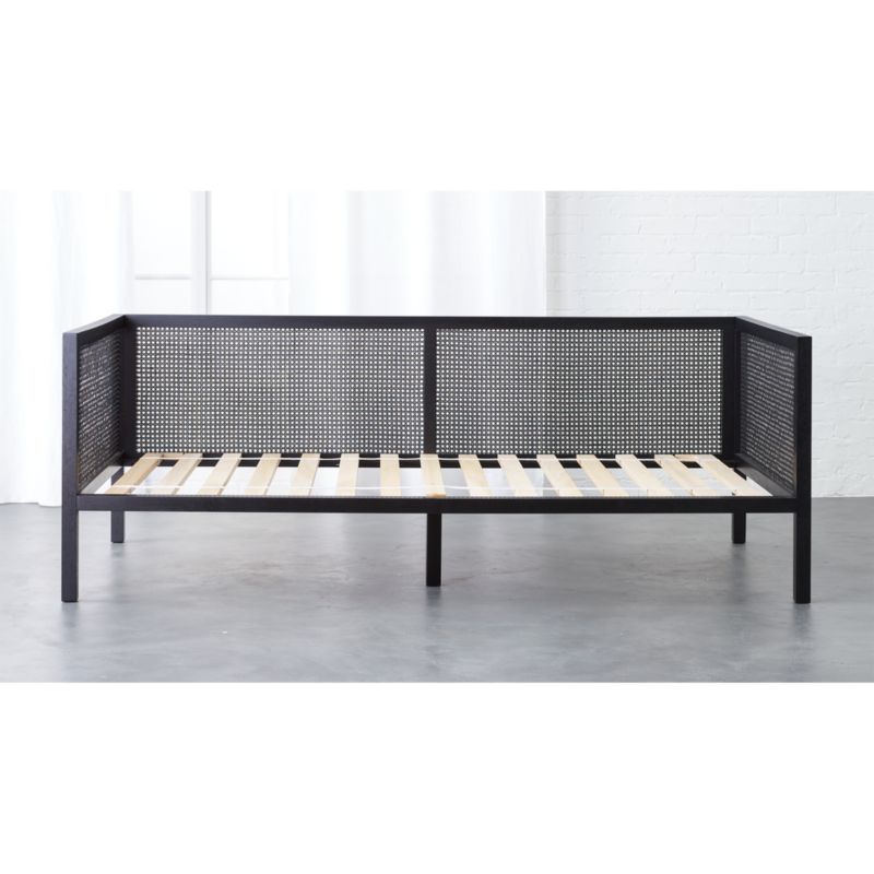 boho black daybed frame CB2