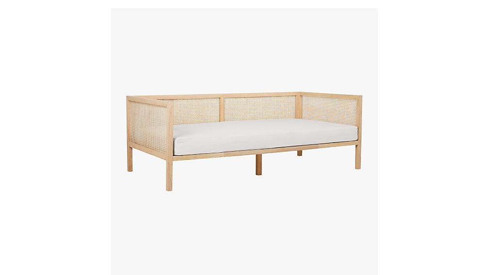 Boho Daybed Pearl White Mattress Cover CB2