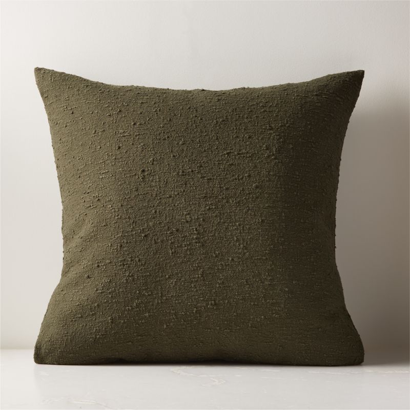 Artigo Brown Leather Lumbar Pillow With Down-Alternative Insert 48"x12"