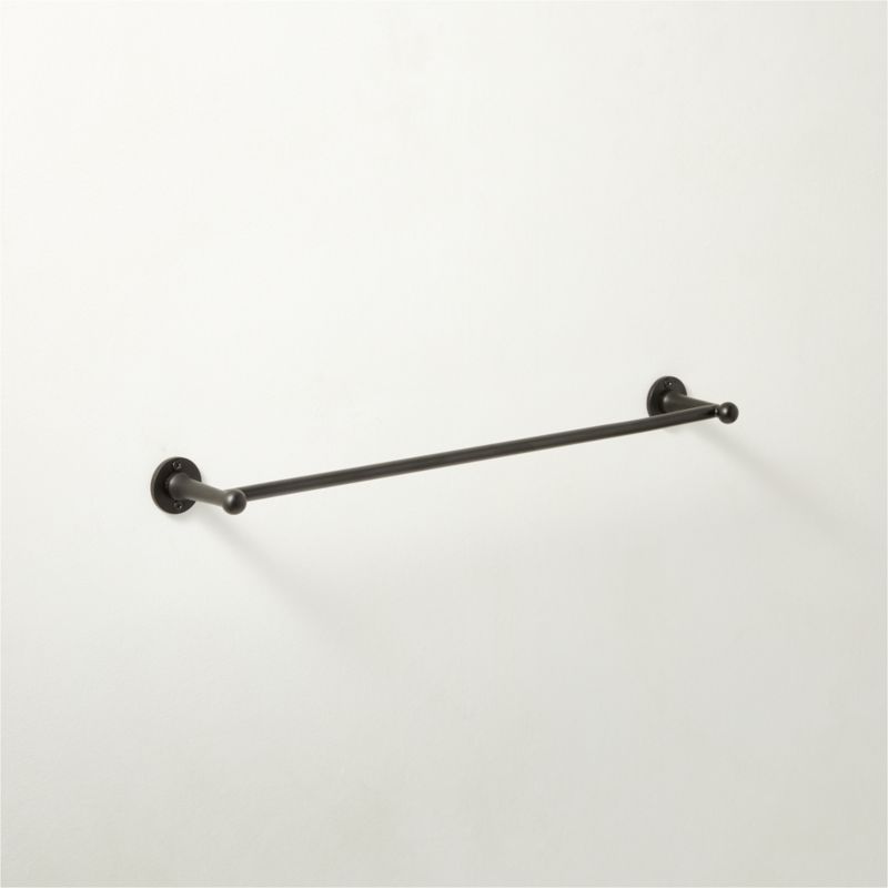 Boule Black Towel Bar 18