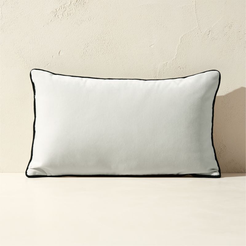 Calyx Sand Striped Outdoor Throw Pillow 24"x12"