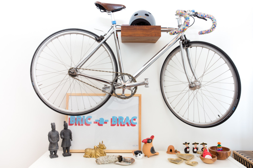 Cb2 best sale bike storage