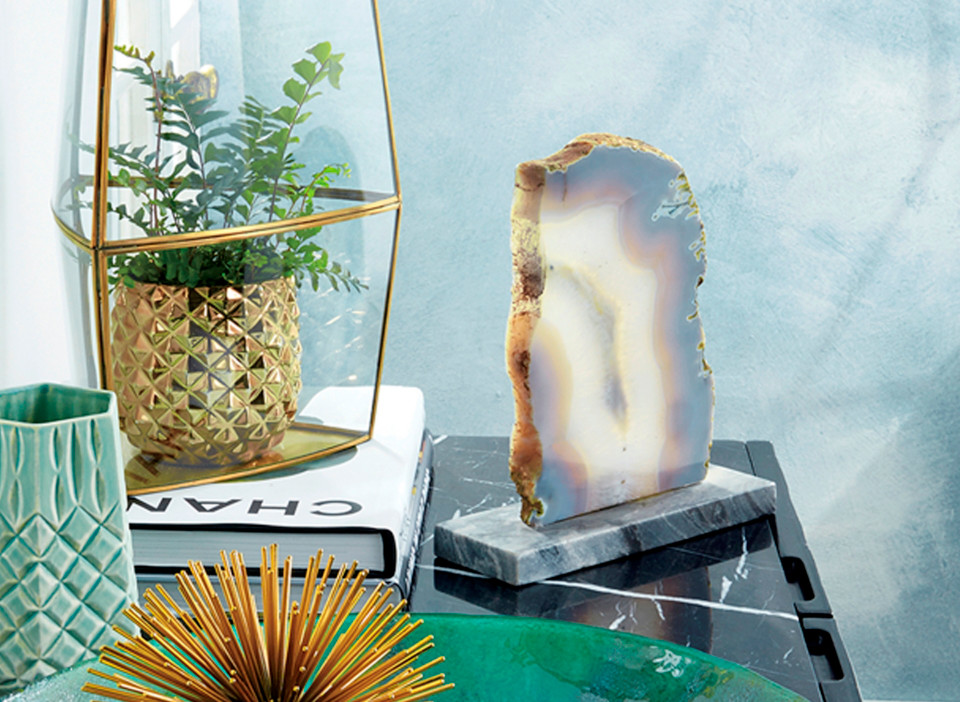 Decorative geode hot sale