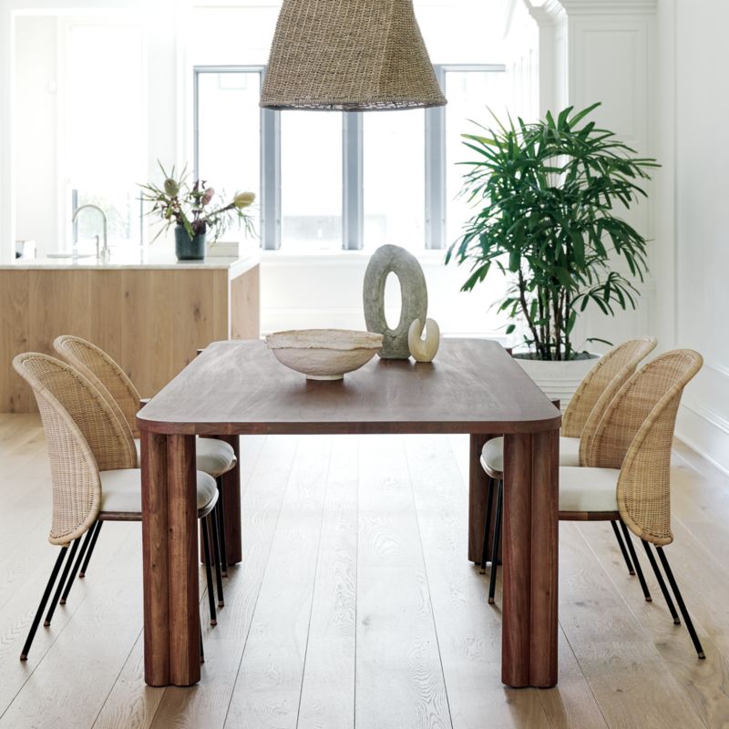 Camille Acacia Wood Dining Table