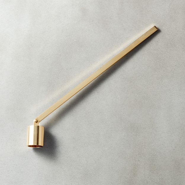 Brass Candle Snuffer + Reviews CB2