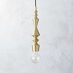 candlestick pendant light