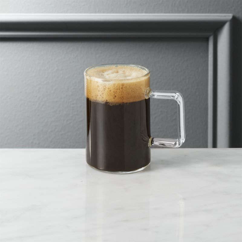 Black and White Ceramic Coffee Mug 19 oz