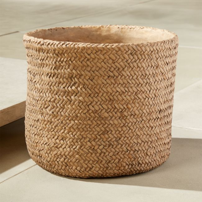 Online Designer Bathroom Cement Basket Large Planter