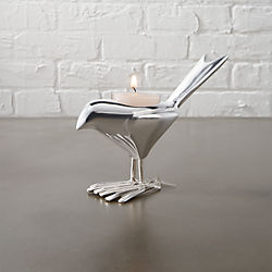chick tea light candle holder
