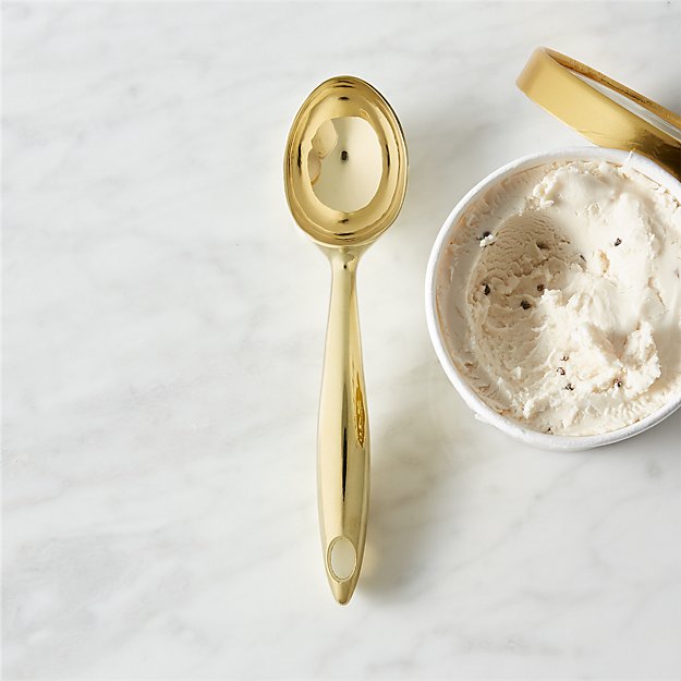 chill gold ice cream scoop CB2