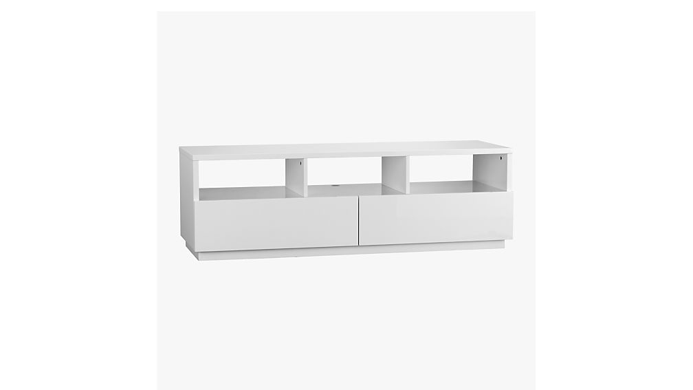 chill white media console CB2