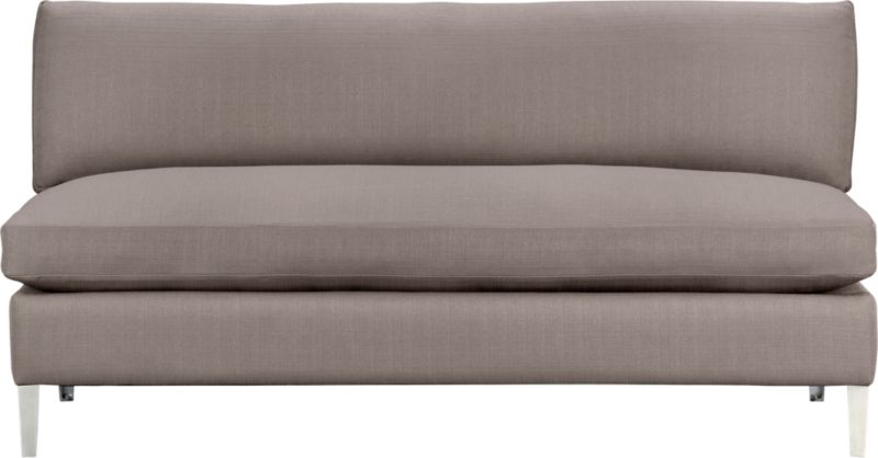 CB2   cielo shadow loveseat    read 