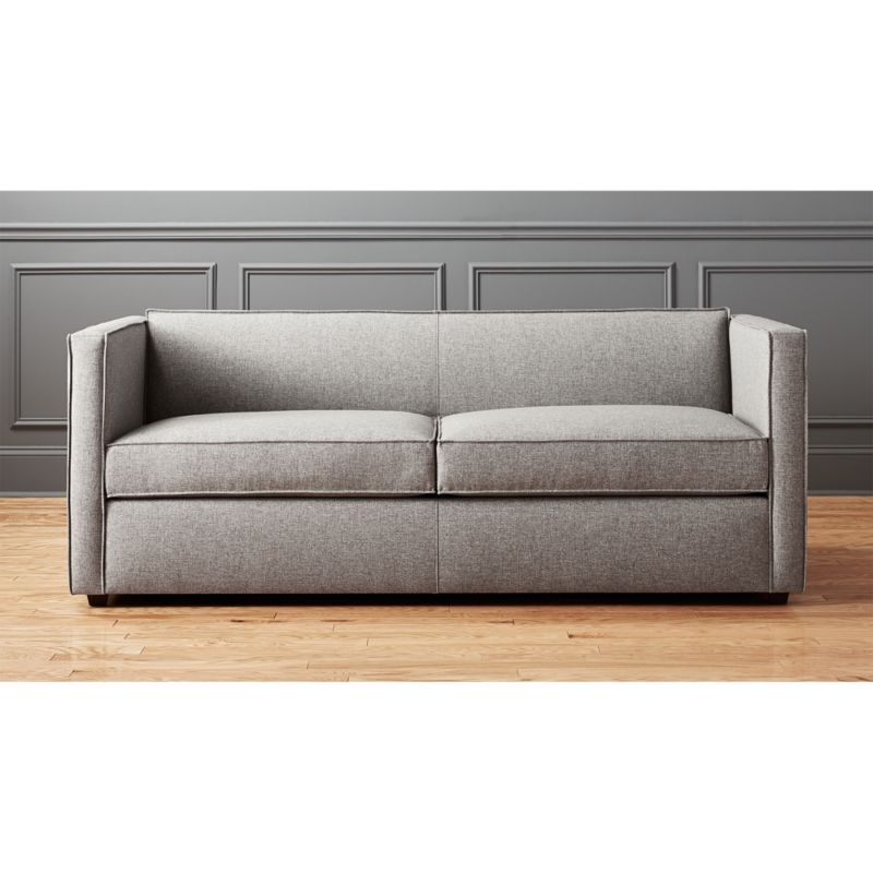 sofa bed cb2 grey