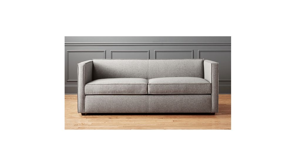 Club Grey Queen Sleeper Sofa + Reviews CB2