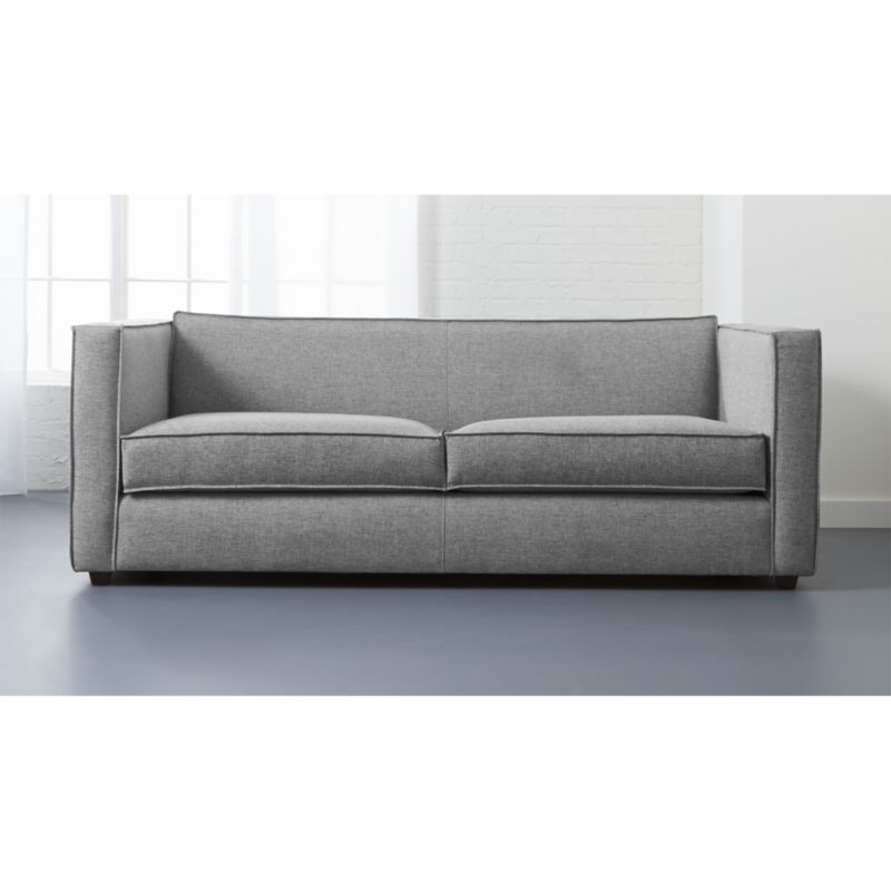 Club Light Grey Sofa | CB2