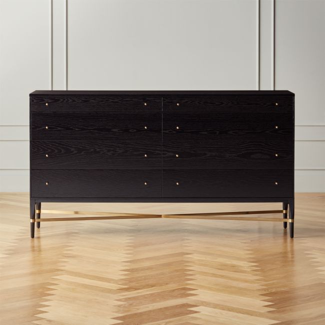 Wide dresser deals black