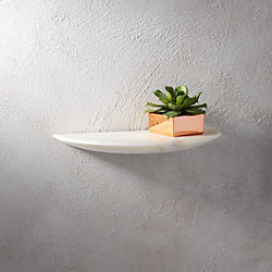 cove marble shelf