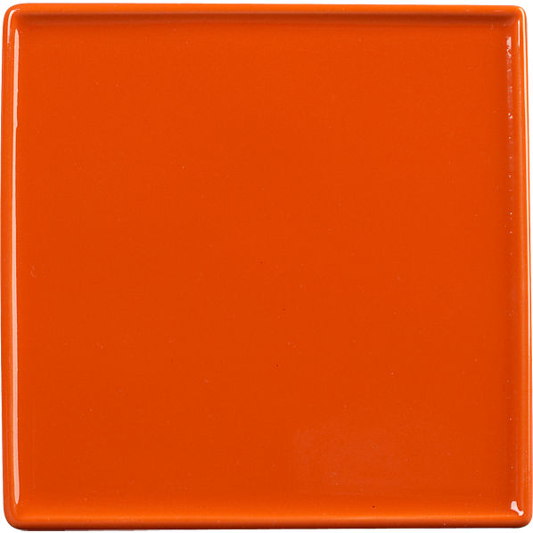 crewcut square pepperhot appetizer plate in dinnerware  CB2