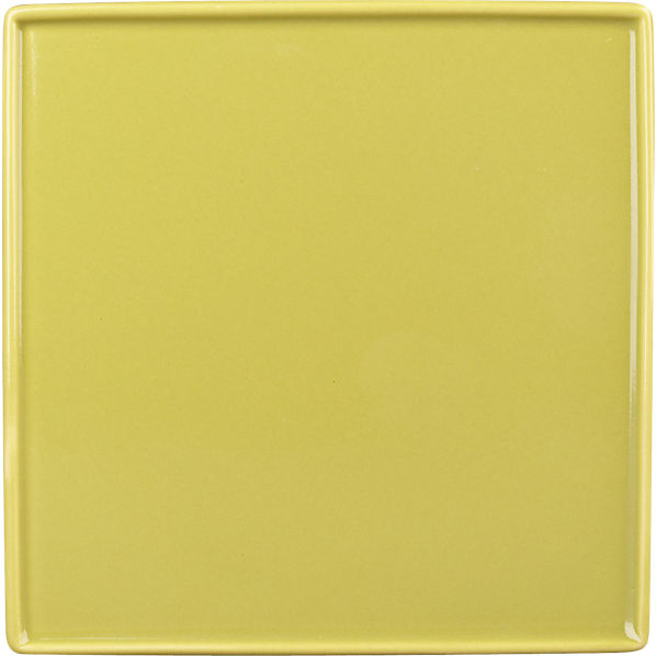 crewcut square sprout appetizer plate in dinnerware  CB2