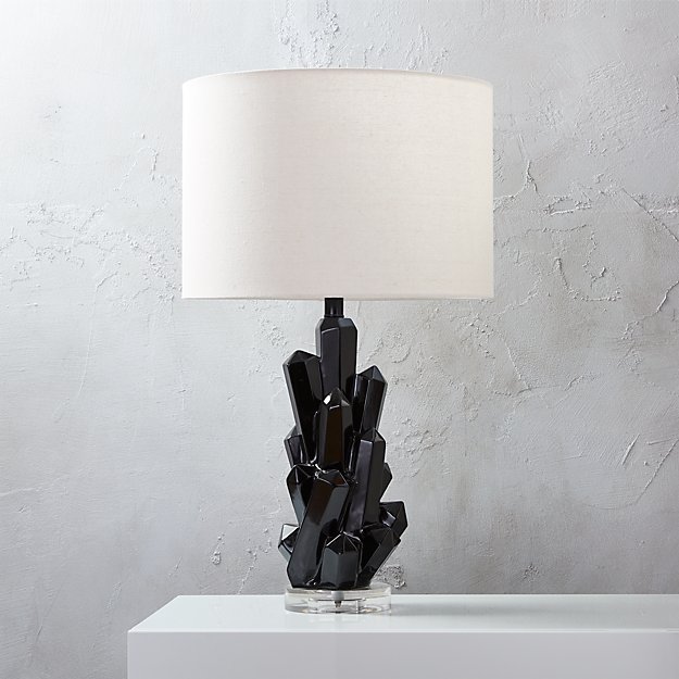 crystal table lamp CB2