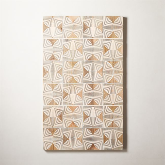 Online Designer Combined Living/Dining Cultivo Geometric Wood Wall Art