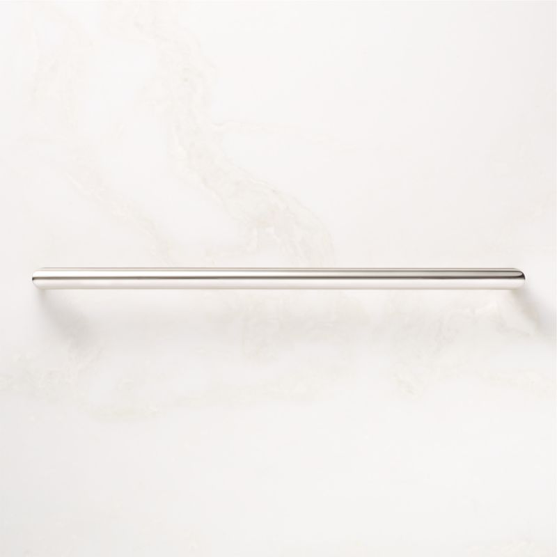 Curveaux Curved Polished Nickel Cabinet Handle 12''