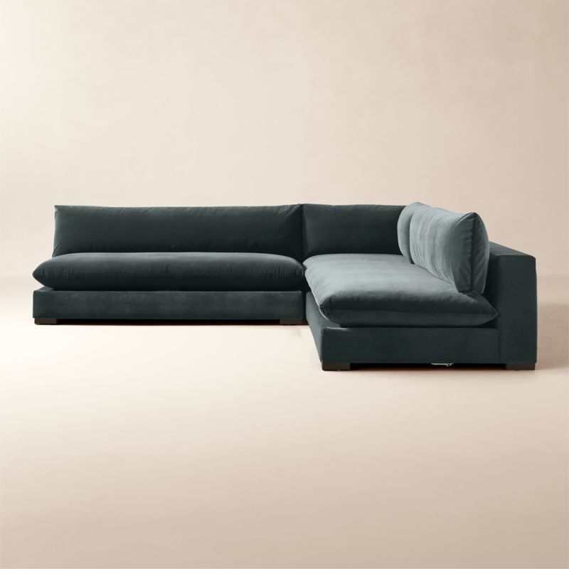 Oriole 5-Piece L-Shaped Leather Modular Sectional Sofa