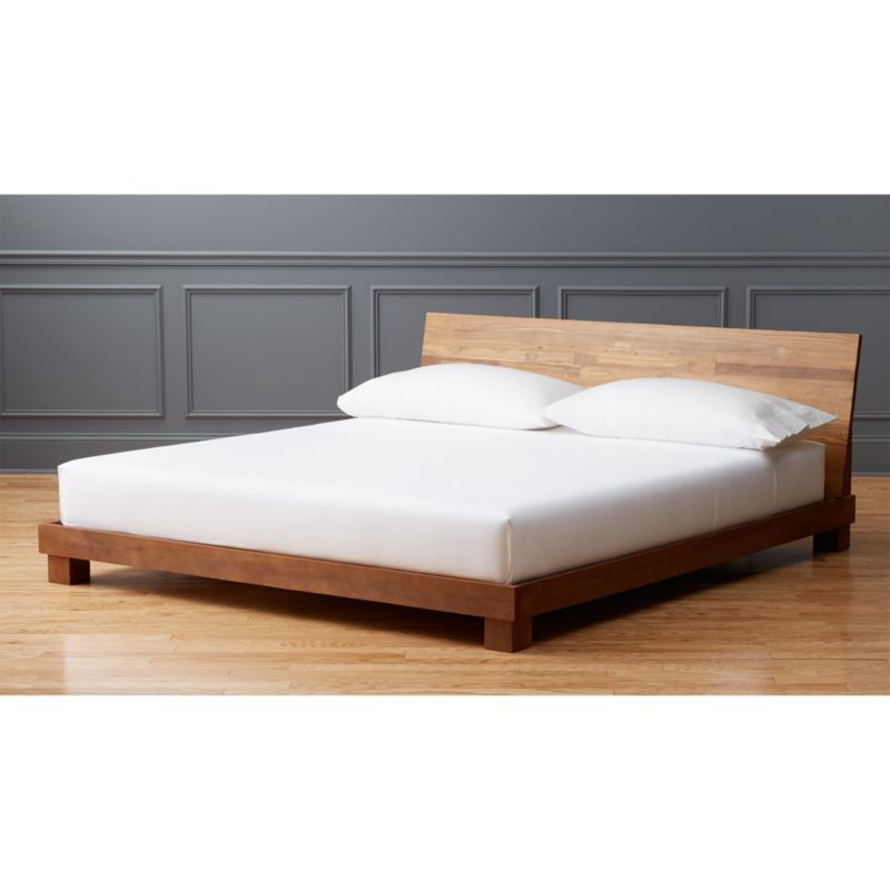 Dondra Teak King Bed | CB2