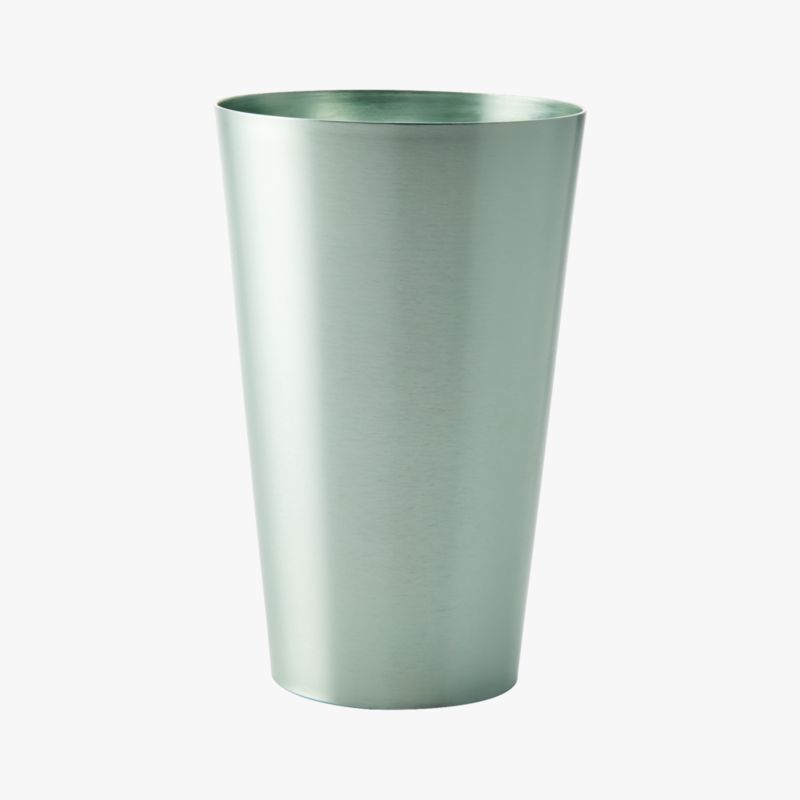 CB2 - April Catalog 2019 - Doris Navy Blue Aluminum Tumbler