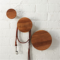 dot coat hooks set of three