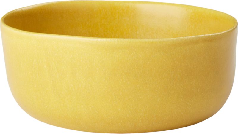 Online Designer Dining Room Drift Matte Yellow Soup Bowl