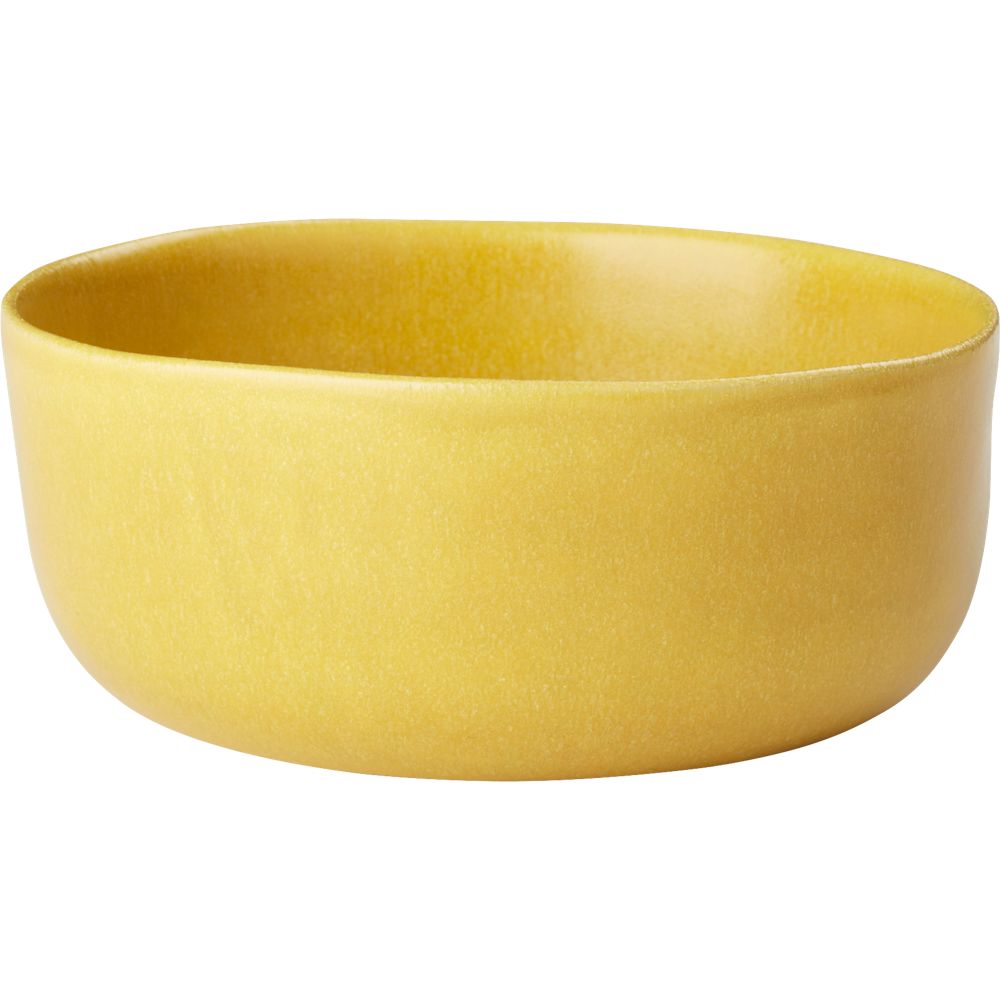 Online Designer Dining Room Drift Matte Yellow Soup Bowl