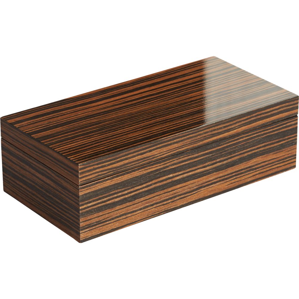 Online Designer Bedroom Ebony Small Wood Storage Box