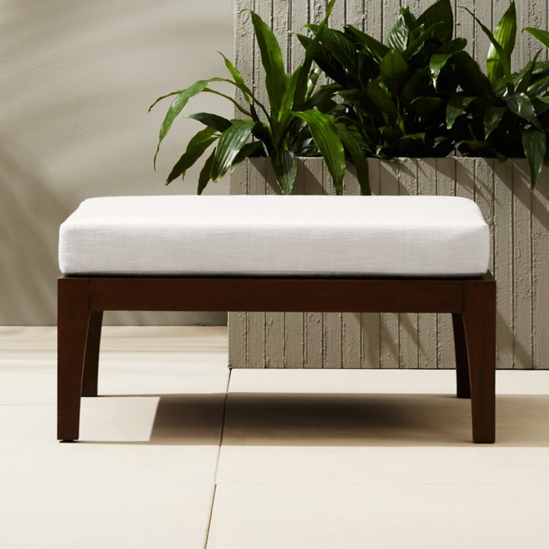 elba outdoor ottoman coffee table + Reviews | CB2