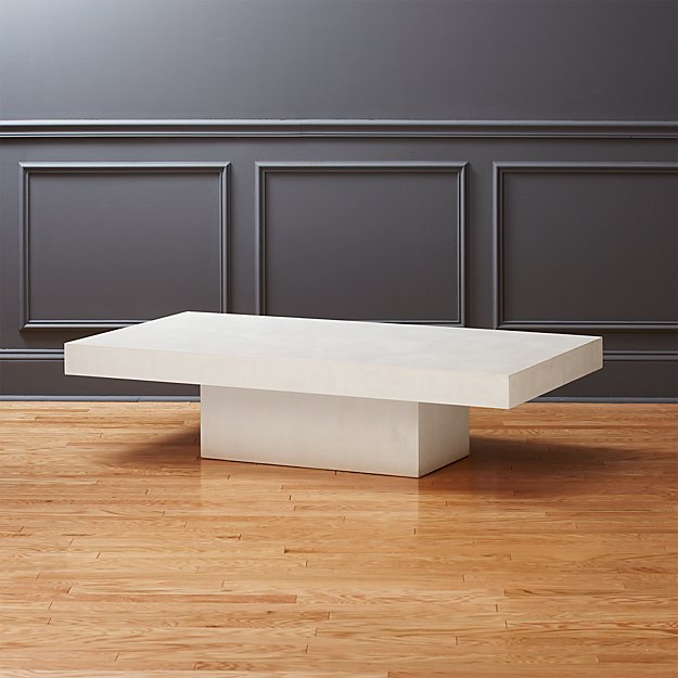 36+ Matter Ivory Cement Square Coffee Table