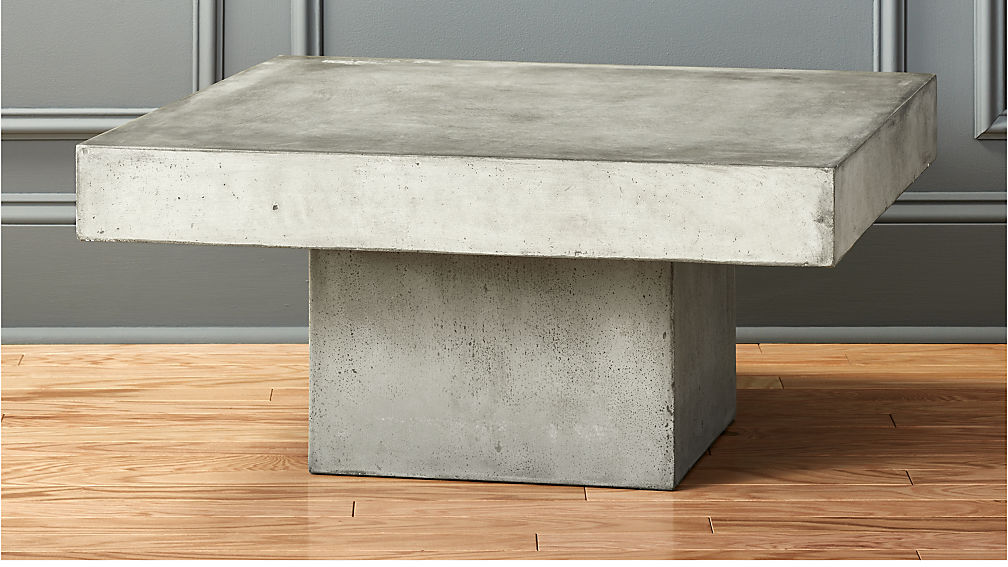 element cement coffee table | CB2