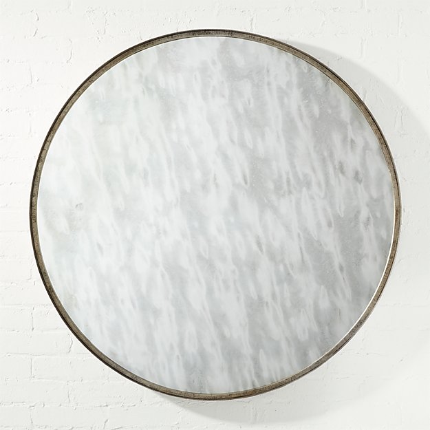 Wall Mirror Round elon 40" round wall mirror | cb2 Wall Mirror Round elon 40" round wall mirror | cb2