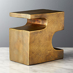 Esher Antique Brass Bookend