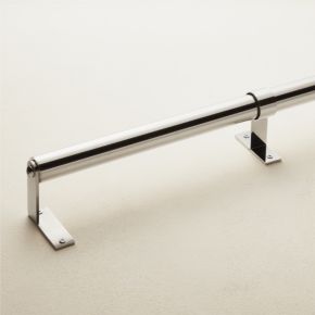 Essential Polished Nickel Curtain Rod 88