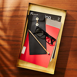 Solid Brass Studio Letter Tray