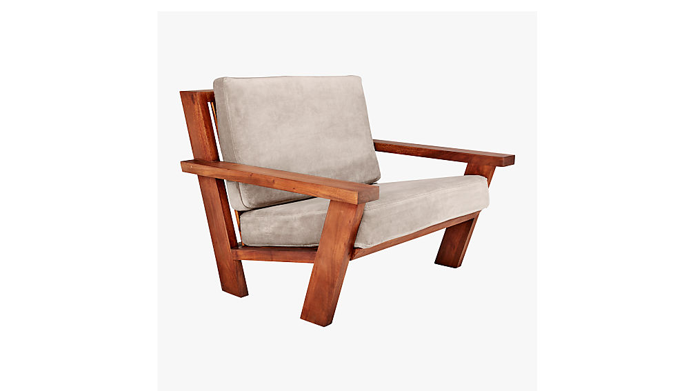 Studio Wooden Lounge Chair CB2