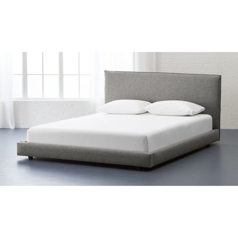 façade grey bed CB2