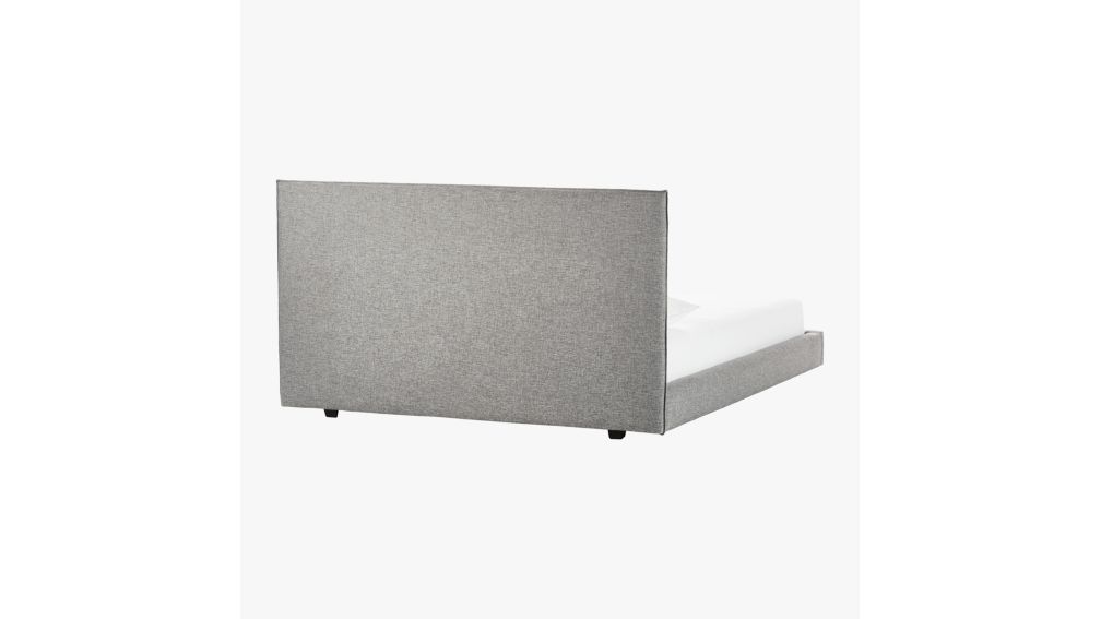 facade grey upholstered king bed CB2