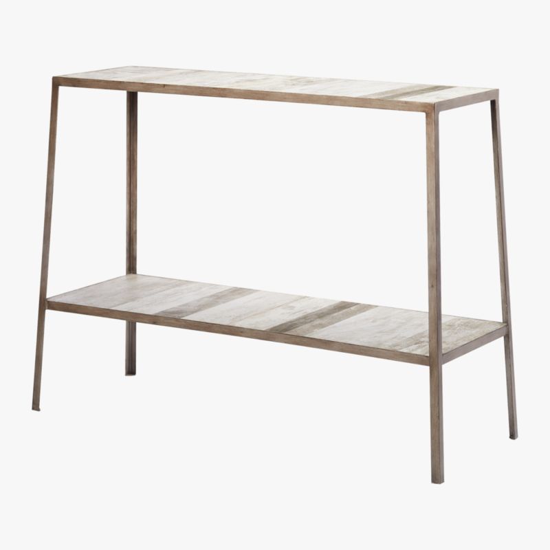 Faux Bois Console Table