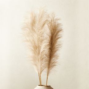 Faux Pampas Grass Taupe Stem 39