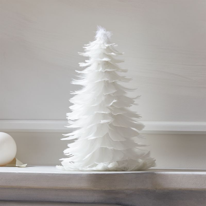 Artificial Feather Tree 6ft - White